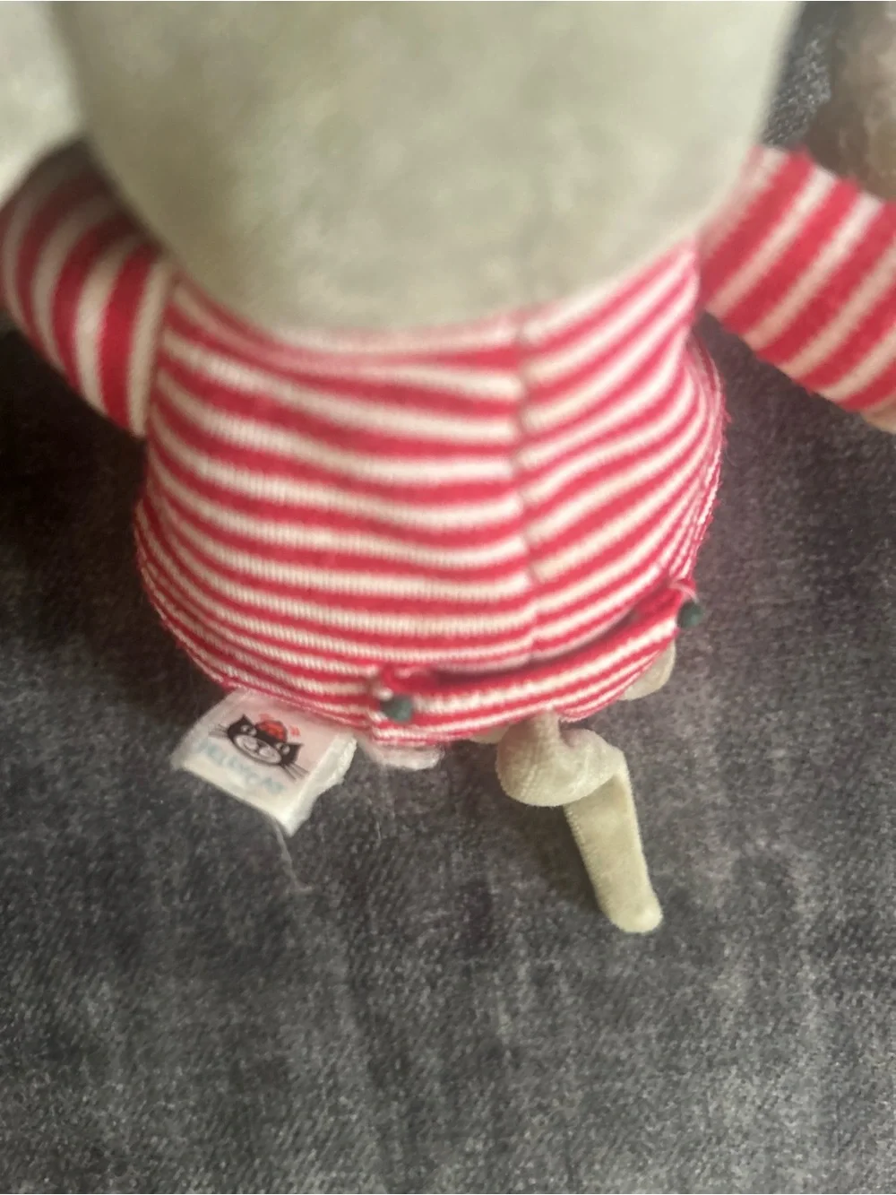 Jellycat bunny attached